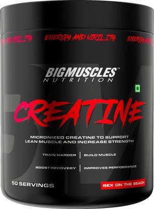 BIGMUSCLES NUTRITION Creatine Monohydrate [50 Servings] | Supports Lean Muscle Building & Recovery Creatine