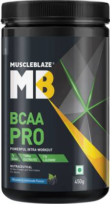 MUSCLEBLAZE BCAA PRO, Intra-Workout Formula for Muscle Recovery BCAA