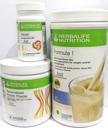 HERBALIFE Formula1 Kulfi 500g Protine Powder 200g & Lemon Afresh 50g Protein Shake