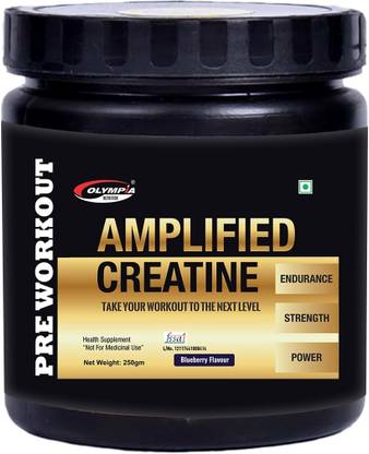 Olympia Amplified Creatine is a combination of creatine Monohydrate & L-Arginine Pre Workout