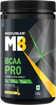 MUSCLEBLAZE BCAA PRO, Intra-Workout Formula for Muscle Recovery BCAA