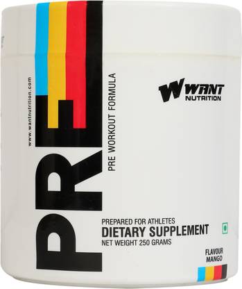 want nutrition / Pre Workout