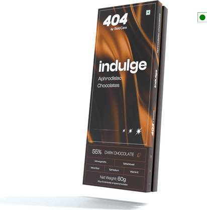 Bold Care Indulge Aphrodisiac Chocolate (100 gms) | Dark chocolate for mood & stamina Energy Bars