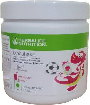Herbalife Nutrition Dinoshake Drink mix -Strawberry Flavour For Children Plant-Based Protein