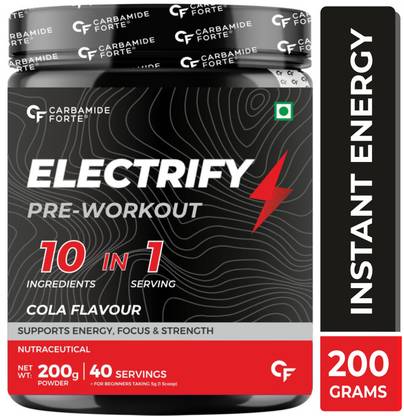 CARBAMIDE FORTE Pre Workout Supplement with Taurine & Creatine | Preworkout supplements Pre Workout