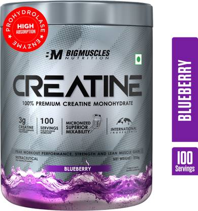 BIGMUSCLES NUTRITION Creatine Monohydrate [100 Servings] | Lab Tested | Muscle Building & Recovery Creatine