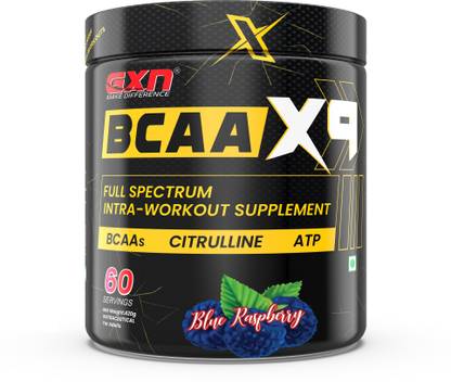GREENEX NUTRITION BCAA X9 Full Spectrum Intra-Workout Supplement With BCAA, Citrulline & ATP BCAA