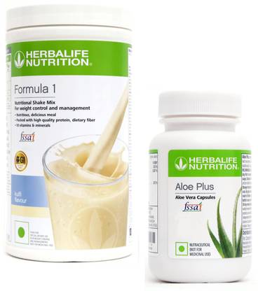 HERBALIFE formula 1 kulfi (500g)+ vritilife immune health - 60 tablet Plant-Based Protein