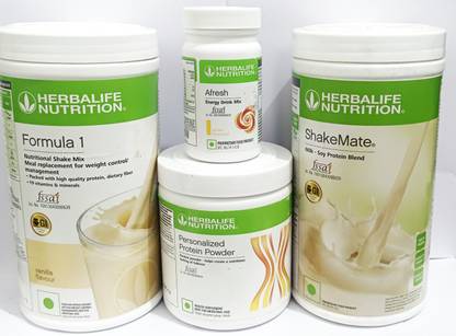 HERBALIFE Fourmula1 Vanila 500g Shakemate 500g Protine 200g Lemon Afresh 50g Protein Blends