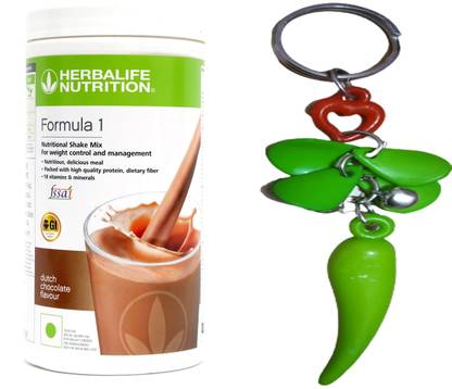 HERBALIFE Formula 1 Shake Chocolate Flavor With Unique Key Chain Protein Blends