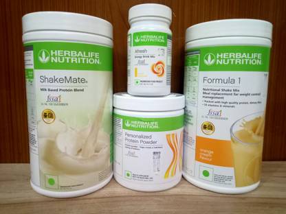 Herbalife Nutrition HERBALIFE FRMULA 1ORANGE SHAKE LEMON PROTEIN SHAKEMATE Plant-Based Protein