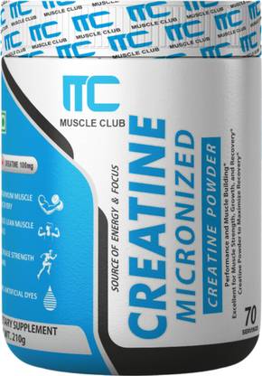 Muscle Club Micronized Creatine | Maximum Muscle Recovery, Strength Gains, & Lean Muscle Creatine