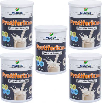 MEDIOX Pack of 5 Protiferix DHA Protein Powder With Vitamin Mineral For Muscle Recovery Whey Protein
