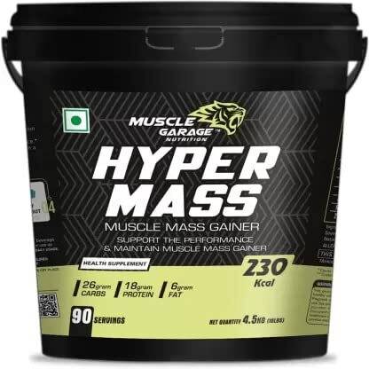 Muscle Garage Hyper mass gainer 10 lbs. Weight Gainers/Mass Gainers
