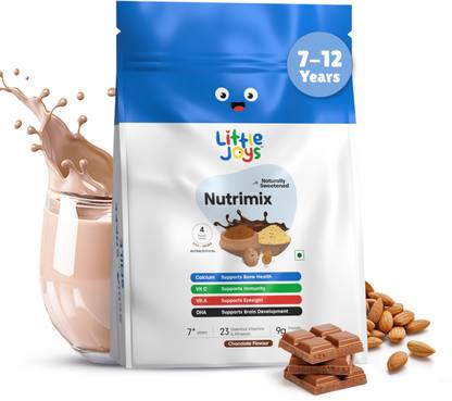 Little Joys Nutrimix for Kids 7-12 years |Chocolate Flavour| Supports Weight & Height Gain