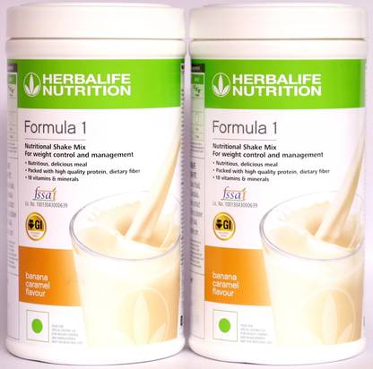HERBALIFE FORMULA 1 WEIGHT LOSS BANANA FLAVOUR COMBO (500GM*2) Protein Bars