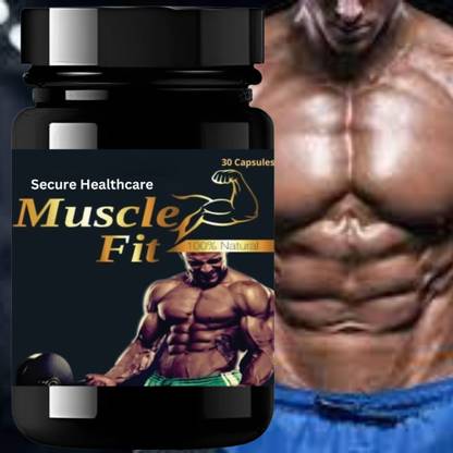 Secure Healthcare Muscle Fit , body growth supplement , weight gainer capsule Plant-Based Protein