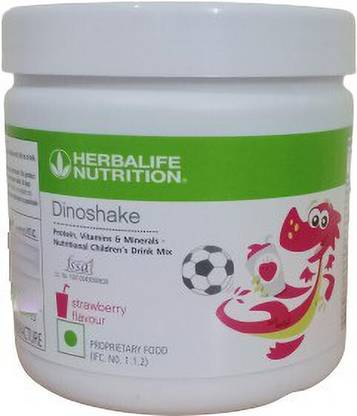 Herbalife Nutrition Dinoshake Drink mix -Strawberry Flavour For Children Plant-Based Protein