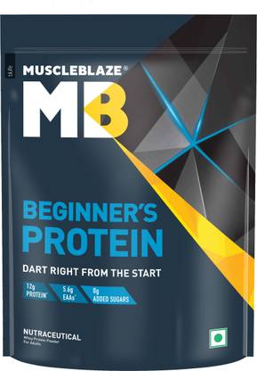 MUSCLEBLAZE Beginner's , No Added Sugar Whey Protein