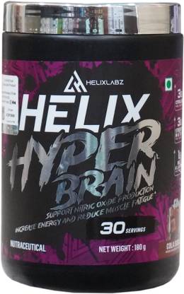 HELIXLABZ HYPER BRAIN Pre-Workout- (Cola Soda, 180GM) Pre Workout