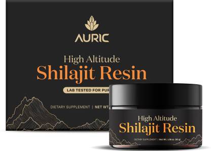 Auric Lab Certified Shilajit/Shilajeet Resin For Energy & Endurance