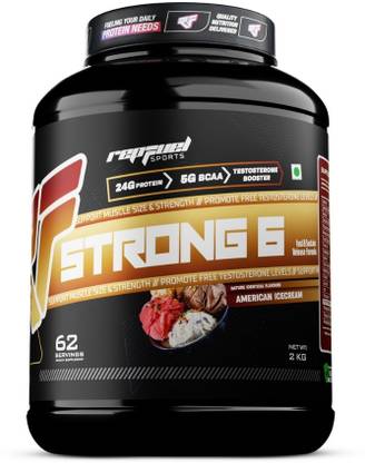 Repfuel Sports 24g Protein | 5g BCAA | Fast & Sustain Release Formula | Promote Testosterone Whey Protein