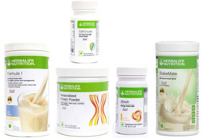 HERBALIFE KULFI 500PROTIEN 200 ENERGYDRINK GINGER 50 SHAKEMATE 500 CELL U LOSS 50 50 G Protein Shake