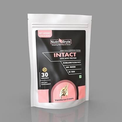NUTRI BRYTE INTACT WHEY PROTEIN is a cutting_edge formula with 24g of protein per serving Whey Protein