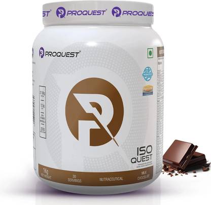 PROQUEST Iso Quest Isolate | 27g Protein | With Vitamins, Minerals & Probiotics Digezyme Whey Protein