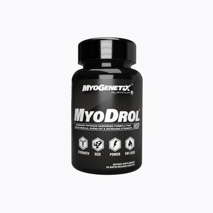 Myogenetix MYODROL Platinum – The One & Only Original Muscle Creator – 30 Ct. Weight Gainers/Mass Gainers