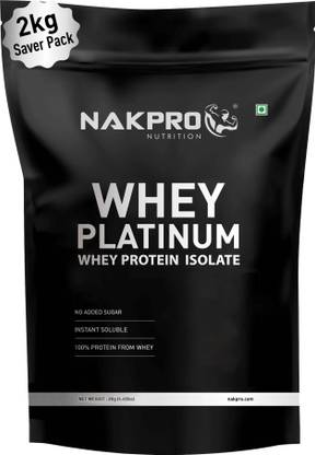 Nakpro PLATINUM 100% Whey Protein Isolate Supplement Powder Whey Protein
