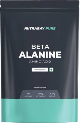 Nutrabay Pure 100% Beta Alanine Powder, Amino Acid Supplement for Men & Women, Pre Workout