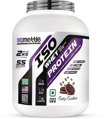 getmymettle ISO Whey Protein|100% Natural Whey|30g Protein|With L-Carnitine| Whey Protein