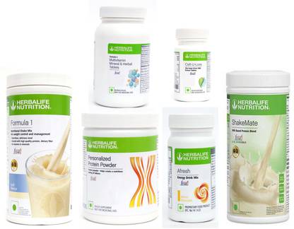 HERBALIFE FORMULA1KULFI PROTIEN200GAFRESHENERGYDRINKLEMONSHAKEMATE500GCELL U LOSS F2 Plant-Based Protein