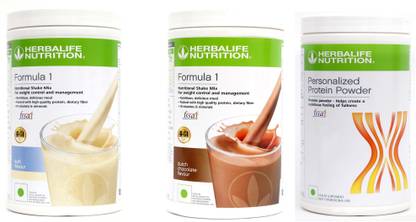 HERBALIFE FORMULA1 KULFI + CHOCOLATE + PROTEIN POWDER 400 GRAM Protein Blends
