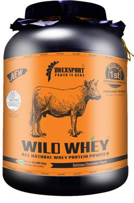 DREXSPORT Wild Whey- Organic, Grass-fed Protein Powder - Blend of Isolate and Concentrate Whey Protein