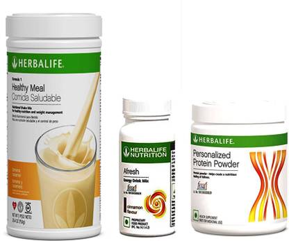 HERBALIFE FORMULA 1SHAKE BANANA CARAMEL &PROTIEN POWDER 200 G AFRESH ENERGY DRINK CINNAMON Plant-Based Protein