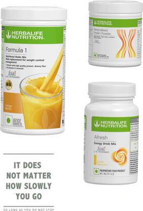 HERBALIFE F1 SHAKE,AFRESH,P-200GM MANGO, LEMON Powder