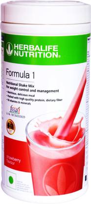 HERBALIFE Formula 1 Nutritional Shake Mix - Strawberry Flavor For Weight Management Protein Shake
