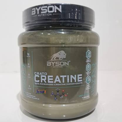 Byson Nutrition Crato Creatine Monohydrate - 100% Micronized Supports Athletic Performance Creatine