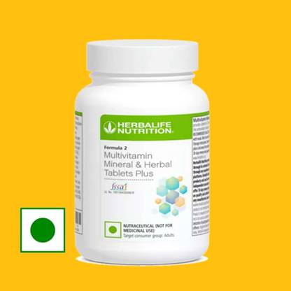 Herbalife Nutrition Formula 2 Multivitamin Mineral And Herbal Tablets - 90 Tablets Nutrition Bars
