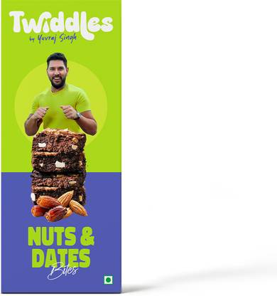 Twiddles by Yuvraj Singh Nut and Date Nutrition Bars