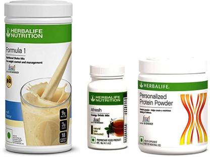 Herbalife Nutrition FORMULA 1SHAKE KULFI &PROTIEN POWDER 200 G AFRESH ENERGY DRINK TULSI Protein Shake