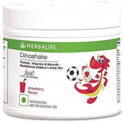 Herbalife Nutrition Dinoshake Children's Drink Mix - Strawberry -200 gms Protein Blends