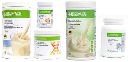 HERBALIFE FORMULA1SHAKE KULFI+PP200+SHAKEMATE+GINGER+MULTIVITAMIN TABLET Protein Shake
