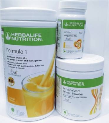 HERBALIFE Formula 1 Shake Mango 500g, Protein 200Gram, Afresh Lemon 50g, Protein Shake