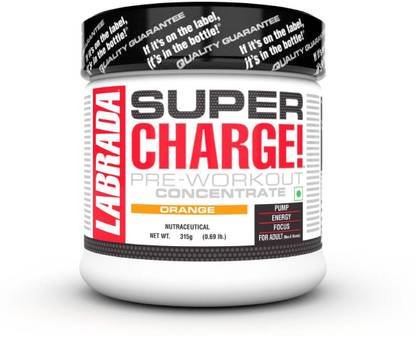 Labrada SUPER CHARGE PRE-WORKOUT CONCENTRATE 315GM (ORANGE) Pre Workout