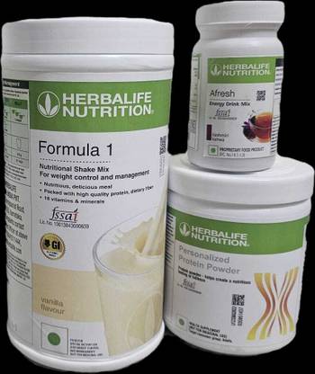 HERBALIFE vanilla SHAKE PROTEIN 200GM KASHMIRI AFRESH Energy Bars