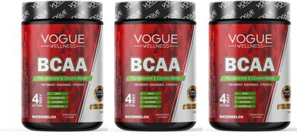 vogue Wellness Advance BCAA Supplement for Instant Energy & Endurance Watermelon P3 BCAA