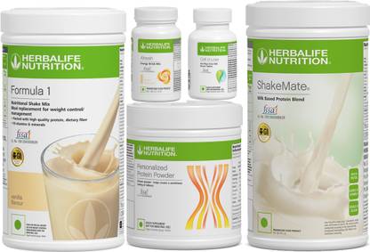 HERBALIFE Formula 1 Shake Afresh Energy Drink Protein 200 g Shakemate Cell u loss Tablets Protein Shake